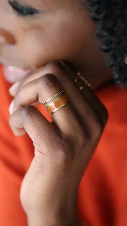 Best Bague Ajustable Caramel Dulce Femmes Bague