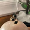 Hot Bague Ajustable Doree/Noir Nafy Femmes Bague
