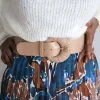 Sale Ceinture Elastique Beige Odessa Femmes Ceinture