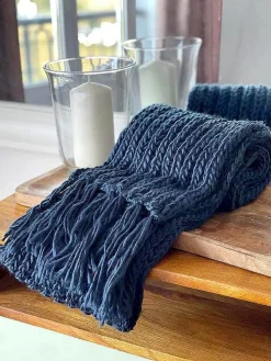 Outlet Echarpe Bleu Rowan Femmes Echarpe & Tour De Cou