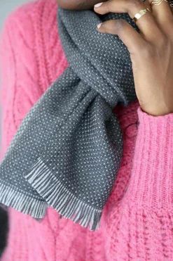 Outlet Echarpe Gris Adonis Homme Echarpe