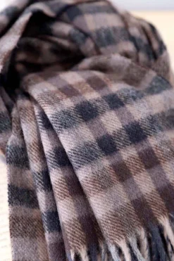 Clearance Echarpe Marron Taupe Hendrix Homme Echarpe