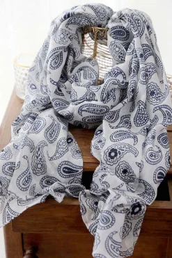 Clearance Foulard Bleu Valentin Homme Foulard & Chèche Homme