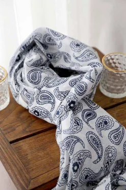 Clearance Foulard Bleu Valentin Homme Foulard & Chèche Homme