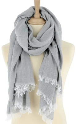 Outlet Foulard Homme Gris Clair Louis Homme Foulard & Chèche Homme