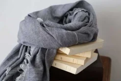 Online Foulard Homme Gris Fonce Louis Homme Foulard & Chèche Homme