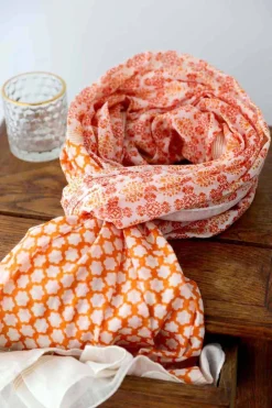 Hot Foulard Homme Orange Bradley Homme Foulard & Chèche Homme