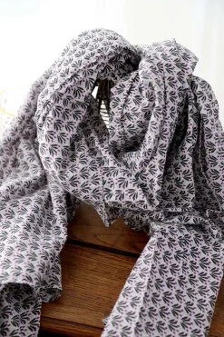 New Foulard Homme Violet / Noir Brooklyn Homme Foulard & Chèche Homme