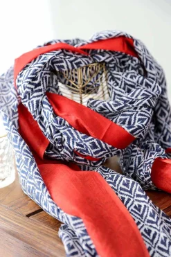 Sale Foulard Rouge Timothy Homme Foulard & Chèche Homme