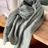 Outlet Foulard Vert Kaki Emery Homme Foulard & Chèche Homme