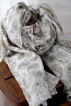 Outlet Foulard Vert Valentin Homme Foulard & Chèche Homme