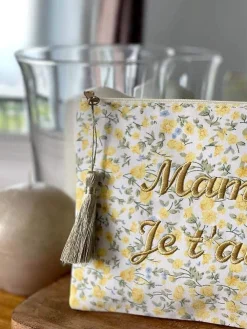 New Pochette A Message Jaune Taje Femmes Pochette & Trousse