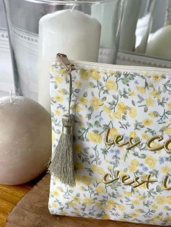Online Pochette A Message Jaune Vanina Femmes Pochette & Trousse