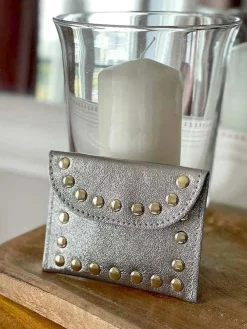 New Porte-Cartes Gris Argent Dexie Femmes Porte-Cartes
