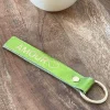 Clearance Porte-Clés En Cuir Vert Anis Daisy Femmes Porte-Clés