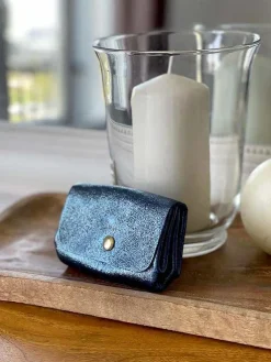 Porte-Monnaie Bleu Greta Femmes Porte-Monnaie
