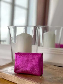 New Porte-Monnaie Rose Flash Anissa Femmes Porte-Monnaie