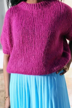 Online Pull Rose Fushia Romy Femmes Pull