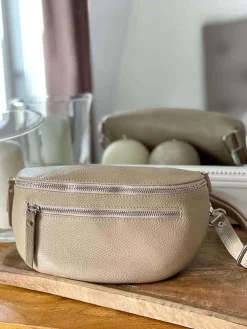 New Sac Banane Beige Ecru Chelby Femmes Sac Banane
