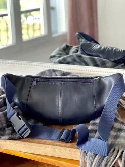 Outlet Sac Banane Bleu Marine Blake Homme Sac Homme
