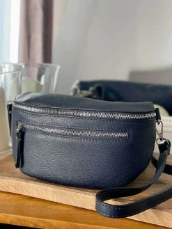 Outlet Sac Banane Bleu Marine Chelby Femmes Sac Banane