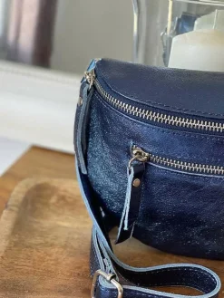 Discount Sac Banane Bleu Marine June Femmes Sac Banane