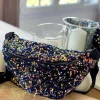 Best Sac Banane Bleu Peche A Sequins Laumy Femmes Sac Banane