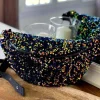Outlet Sac Banane Bleu Peche A Sequins Xl Laumy Femmes Sac Banane