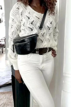 Discount Sac Banane Noir June Femmes Sac Banane