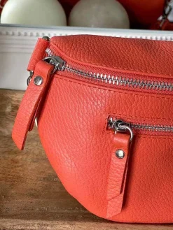 Hot Sac Banane Orange Chelby Femmes Sac Banane