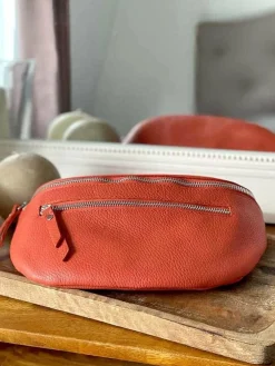 Hot Sac Banane Orange Chelby Femmes Sac Banane