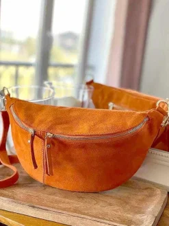 Hot Sac Banane Orange Xl Anika Femmes Sac Banane