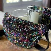 Sale Sac Banane Rose Multico A Sequins Laumy Femmes Sac Banane