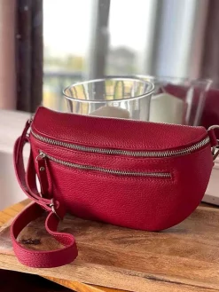 Sale Sac Banane Rouge Cerise Chelby Femmes Sac Banane