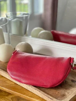 Clearance Sac Banane Rouge Chelby Femmes Sac Banane