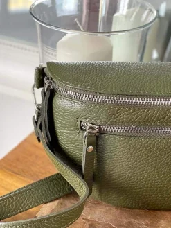 Outlet Sac Banane Vert Kaki Chelby Femmes Sac Banane