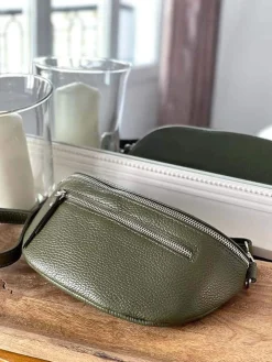 Outlet Sac Banane Vert Kaki Chelby Femmes Sac Banane