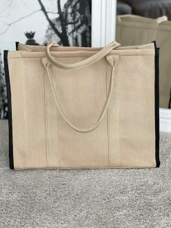 Outlet Sac Beige Ecru Miranda Femmes Sac Format A4 Et +