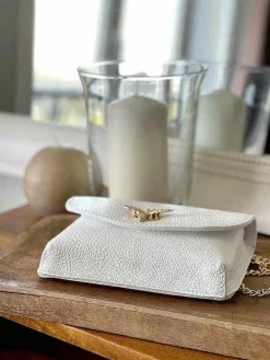 Sale Sac Blanc Ilona Femmes Sac Porte Epaule Avec Sangle