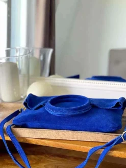 Outlet Sac Bleu Flash Marina Femmes Petit Sac