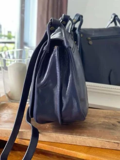 Hot Sac Bleu Stefania Femmes Sac Porte Epaule Avec Sangle