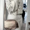 Clearance Sac Dore Champagne Jazz Femmes Sac À Main Camera