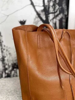 Online Sac Marron Camel Agata Femmes Sac Format A4 Et +
