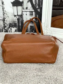 Online Sac Marron Camel Agata Femmes Sac Format A4 Et +