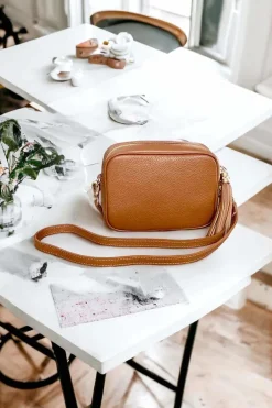Sale Sac Marron Camel Aly Femmes Sac À Main Camera