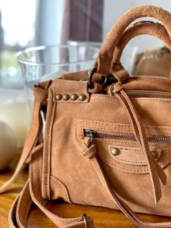 Sale Sac Marron Camel Bradie Femmes Sac Porte Epaule Avec Sangle