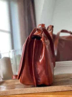 Best Sac Marron Camel Stefania Femmes Sac Porte Epaule Avec Sangle
