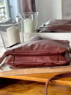 Online Sac Marron Linette Femmes Sac Porte Epaule Avec Sangle