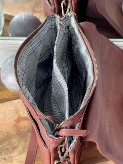Online Sac Marron Linette Femmes Sac Porte Epaule Avec Sangle