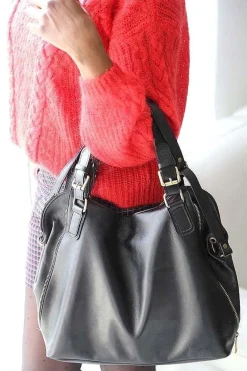 Sale Sac Noir Cyrielle Femmes Sac Format A4 Et +